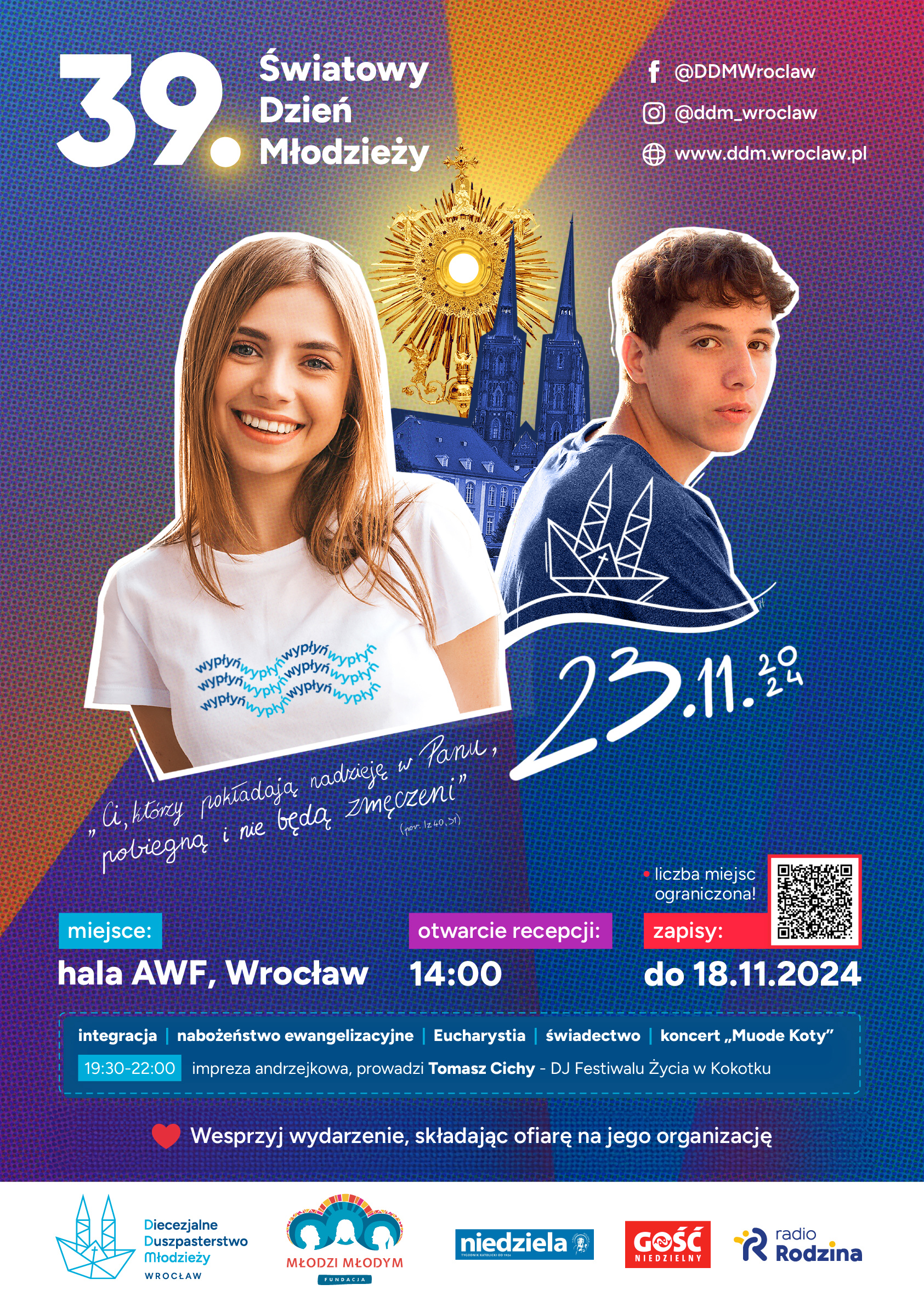 39 Światowy Dzień Młodzieży, 23.11.2024